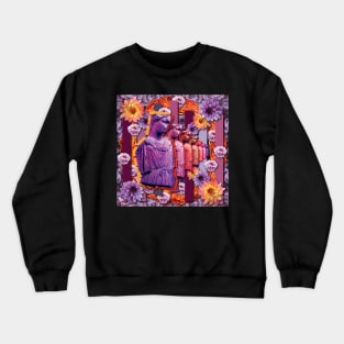 Purple Flame Goddess Crewneck Sweatshirt